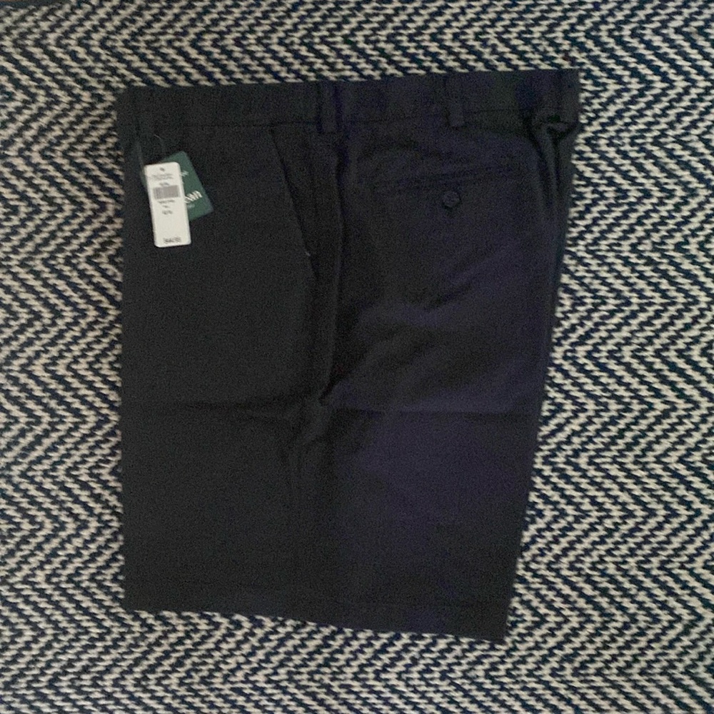 NEW LL Bean Navy Chino Shorts Mens Size 40W  8" Inseam